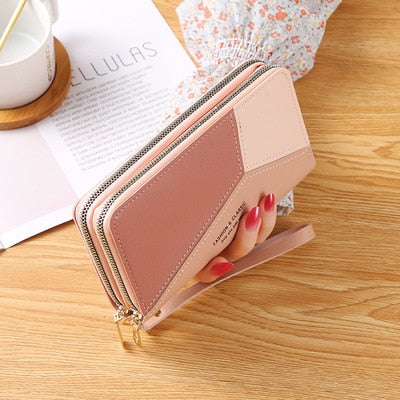 Long Women's Wallet Female Purses Tassel Coin Purse Card Holder Wallets Female Pu Leather Clutch Money Bag Female Wallet