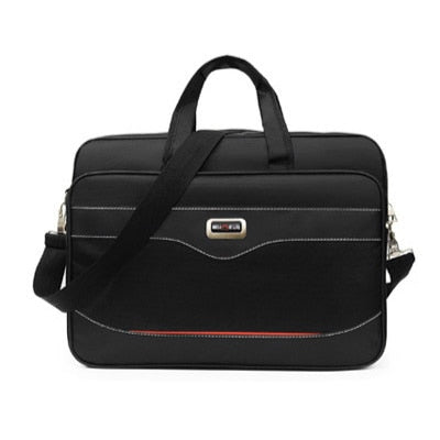Men's Oxford Cloth Laptop Bag Briefcase Office Lighten Stylish Crossbody Shoulder Travel Cell Phone Computer Zip Pouch Supplies
