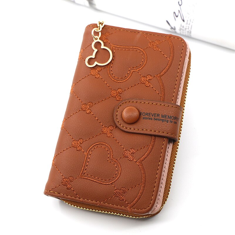 Women Wallet Medium Female Clutch Bag Zipper Coin Money Pocket Ladies Card Holder Purses Designer Womens Short Wallets