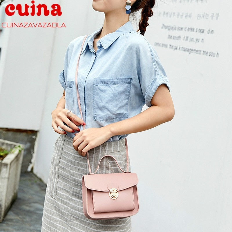 New Bags For Women Fashion Shoulder Bag Ladies Female Handbag Phone Purse Pu Leather Women Small Shell Crossbody Messenger Bag