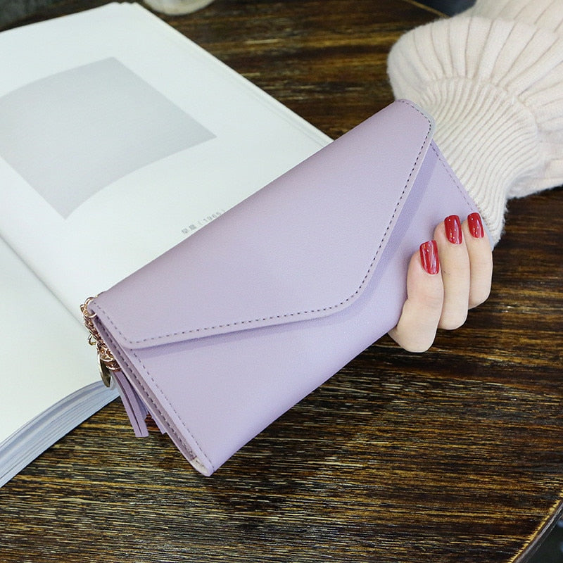 Long Tassel Wallet Women Purses Fashion Coin Purse Card Holder Wallets Female High Quality Clutch Money Bag PU Leather Wallet