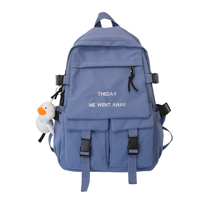 EnoPella Waterproof Men Big Backpack Nylon Business Travel Black Rucksack College School Bag For Teenage Girl Female Mochila
