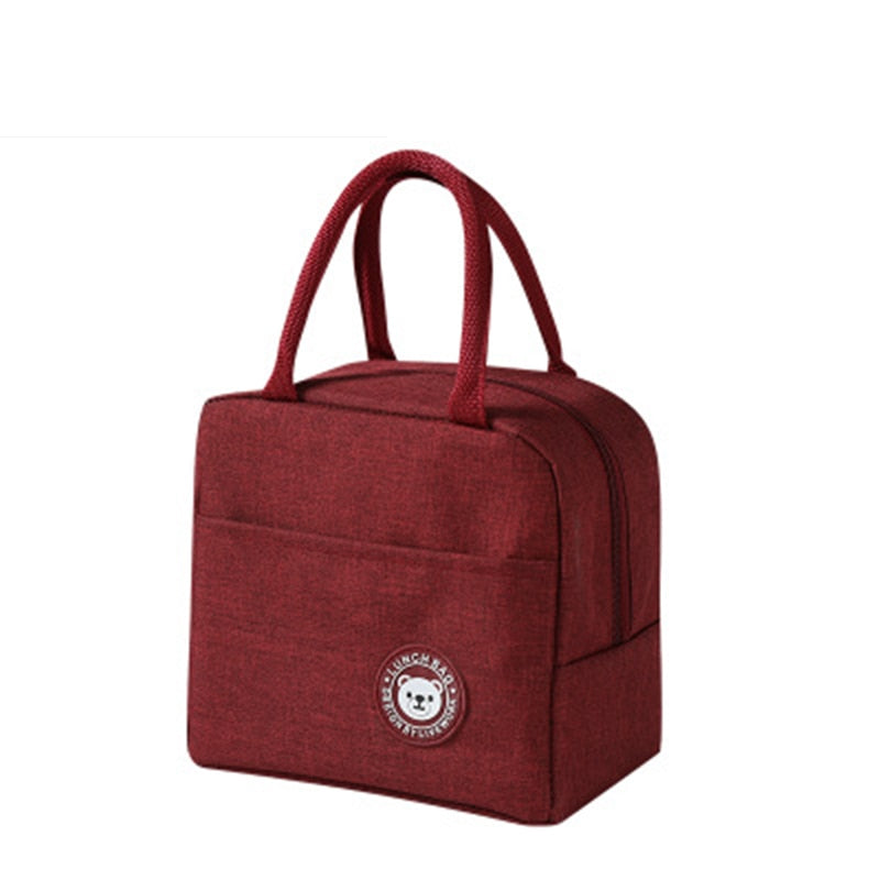 Insulated lunch bag For Women Kids Cooler Bag Thermal bag Portable Lunch Box Ice Pack Tote Food Picnic Bags Lunch Bags for Work