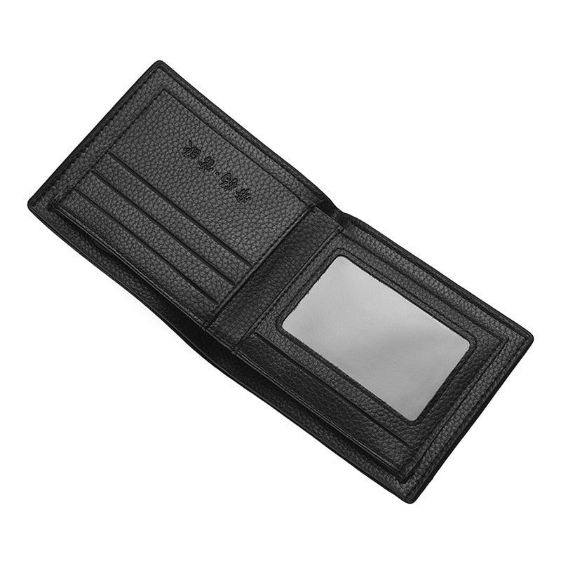 Men Business Leather Billfold Wallet Brand Luxury Short Slim Male Purses Money Credit Card Thin Hombre Billetera Portafoglio