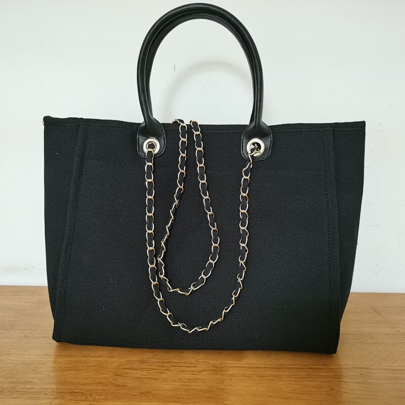 Personalized Embroidery Tote Canvas Women Bag Custom Name White Portable Handbag Simple Versatile Large Capacity Bag Shoper bag