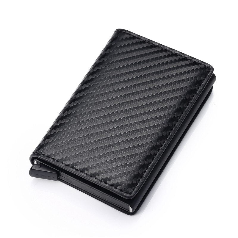 ZOVYVOL Antitheft Men Vintage Credit Card Holder Blocking Rfid Wallet Leather Unisex Security Wallet Leather Women Magic Wallet
