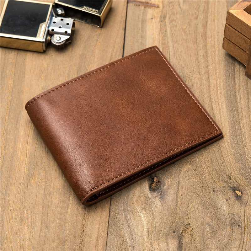 Zovyvol Business Men Wallets Rfid Credit Card Holder Money Bag Pu Leather Slim Wallet Purse Purse High Quality Carteira