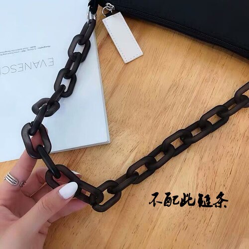 Shoulder Bags Solid Chain Fashion Women Handbags Baguette Crossbody Bag Zipper Female All-match Underarm Simple Elegant Leisure