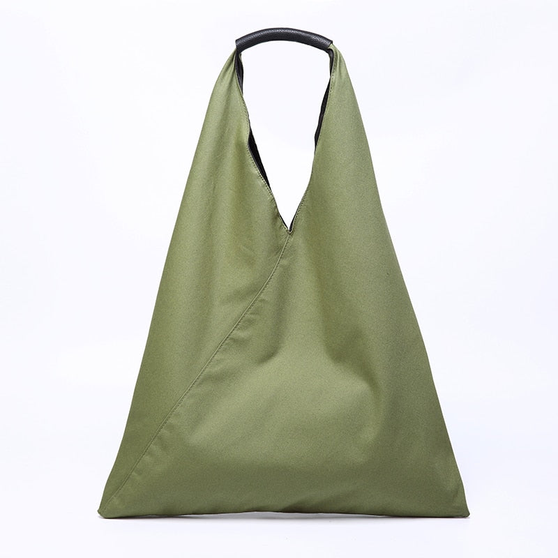 Shoulder Bags Women Harajuku Retro Underarm Canvas Bag New Casual All-match Minimalist Shopping Large Capacity Totes Ulzzang Ins