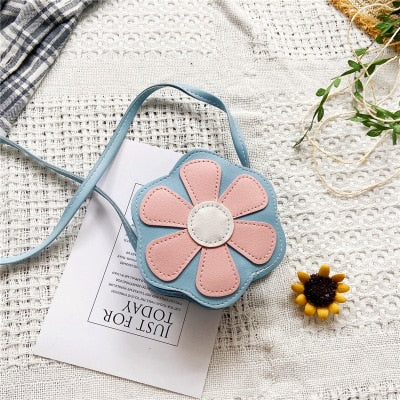 Lovely Children's PU Leather Red Messenger Bag Cute Girls Cartoon Shoulder Bags Princess Accessories Mini Coin Purse Handbags