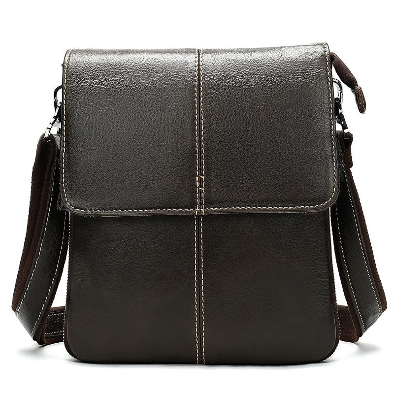 Men's Shoulder Bag For Men Oil Leather Small Messenger Bag Men's Genuine Leather Crossbody/males Bags For Men Handbag