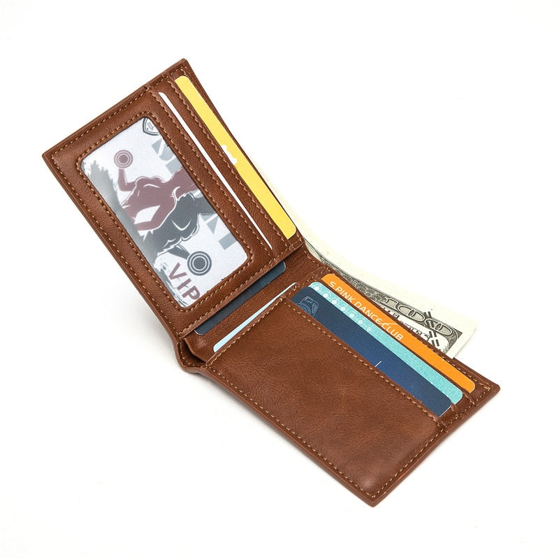 Zovyvol Business Men Wallets Rfid Credit Card Holder Money Bag Pu Leather Slim Wallet Purse Purse High Quality Carteira