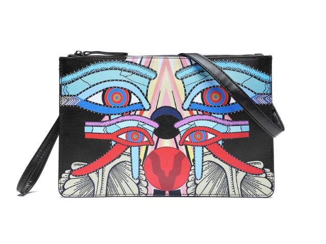 Chinese Style Dragon Embroidery Clutch Bags for Women Bag Personality Envelope Wrist Bag IPad Bags Women Shoulder Bag Purse