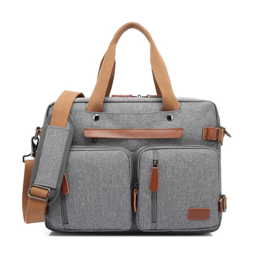 COOLBELL Convertible Backpack Messenger Shoulder Backpack 15.6/17.3 Inch Laptop Case Handbag Business Travel Rucksack Backpack