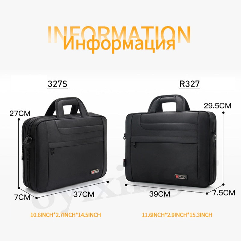 OYIXINGER Man's Laptop Bag Messenger Business Computer Bags Men Briefcase For Xiaomi Dell MacBook 14inch Male Shoulder Handbag