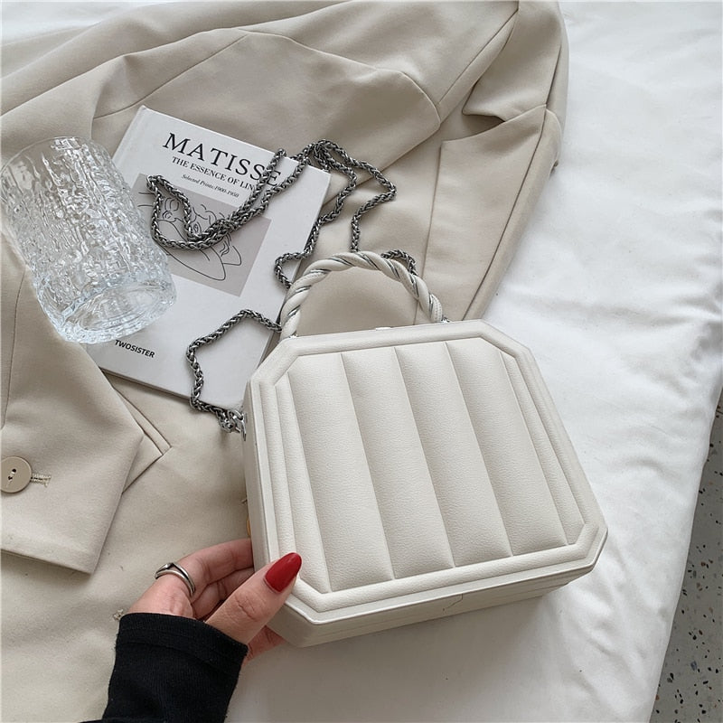 с доставкой Women Handbag Autumn New Crossbody Bags Fashion Brand Vertical Handle Simple Chain Shoulder Messenger Bag Sac