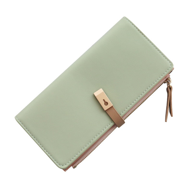 Long Women's Wallet Female Purses Tassel Coin Purse Card Holder Wallets Pu Leather Clutch Money Bag Purses Card Holder Carteira