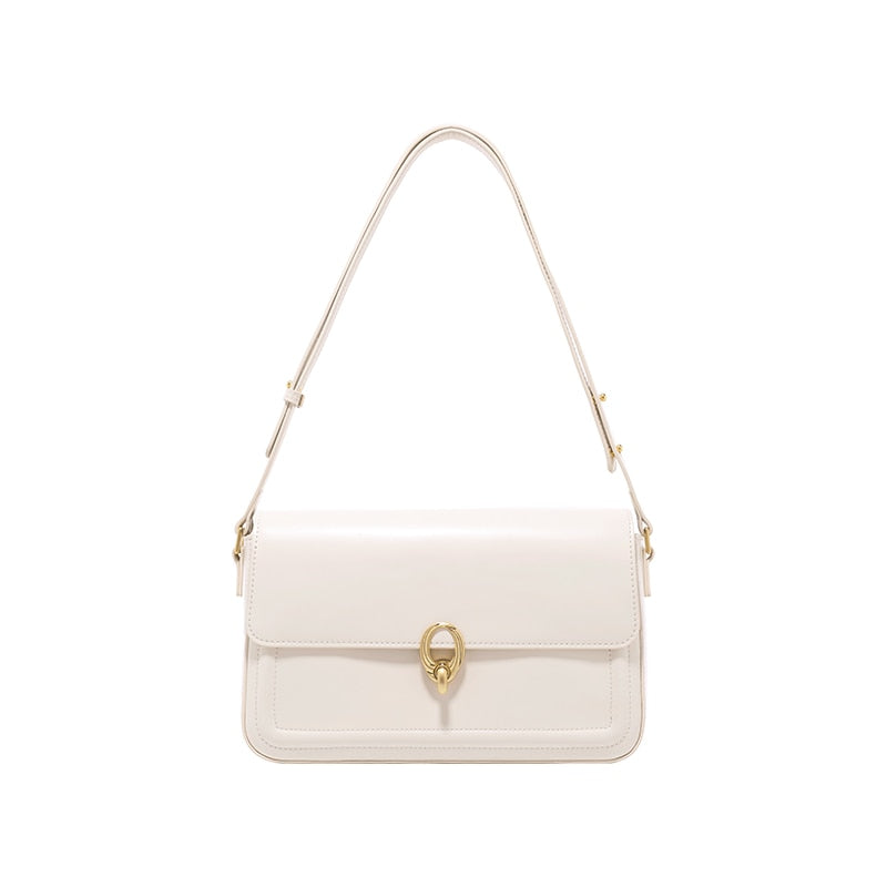 LA FESTIN Designer Women Fashion Brand One-shoulder Messenger New Trendy All-match Simple Underarm Square Bags Leather