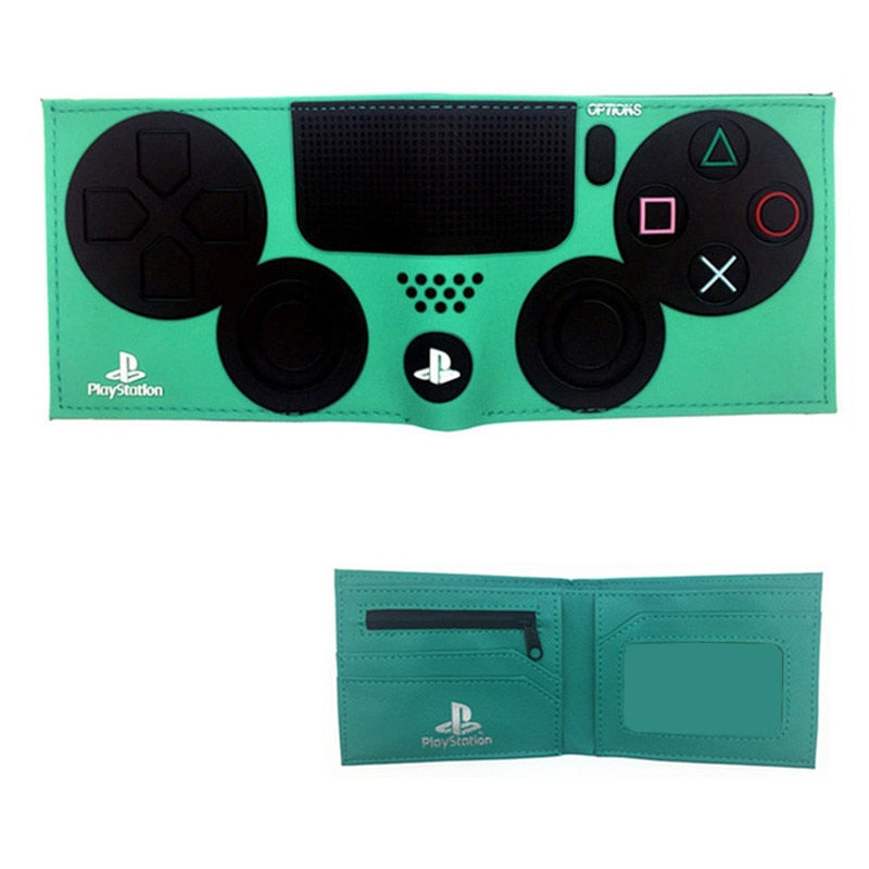 3D Touch Games Playstation Purse Anime Cartoon PVC Wallets for Students Boy Girl Money Coin Holder Short Wallet