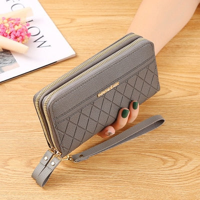 Long Women's Wallet Female Purses Tassel Coin Purse Card Holder Wallets Female Pu Leather Clutch Money Bag Female Wallet