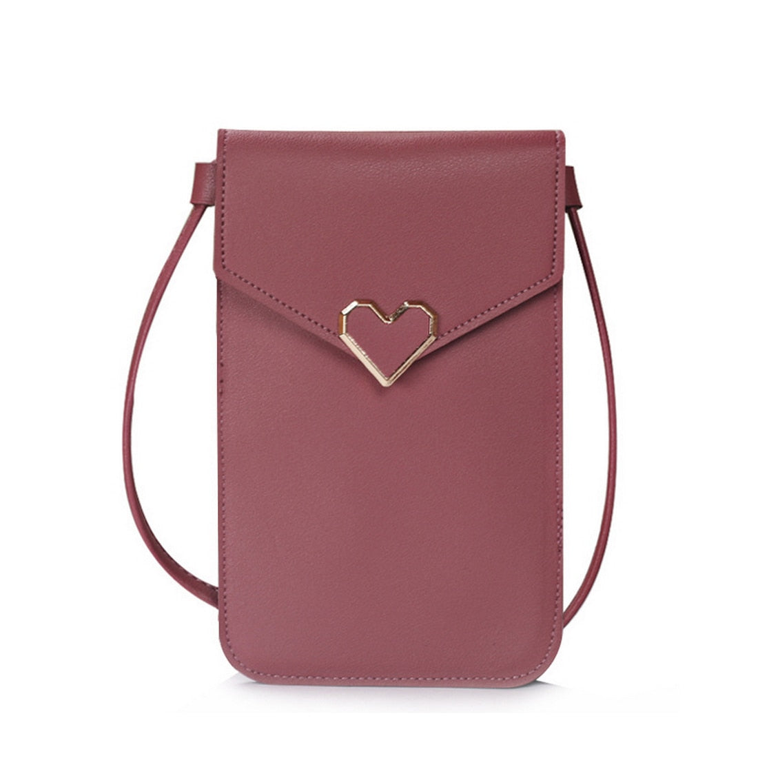 Touch Screen Cell Phone Purse Smartphone Wallet Leather Shoulder Strap Handbag Women Bag for Iphone X S10 Huawei P20
