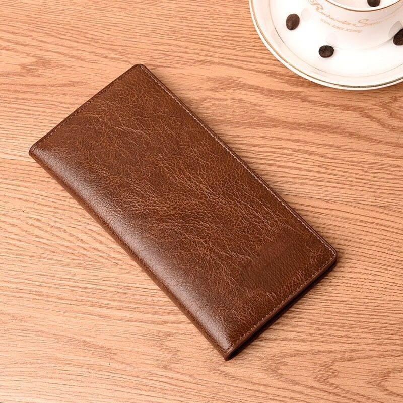New Fashion Men Long Money Bag Multifunctional Wallets Business Brand Card Holder Coin Purse Men Money Purse