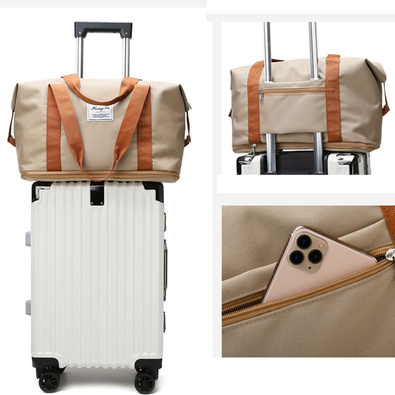 New Travel Bag Large Capacity Men Hand Luggage Travel Duffle Bags Weekend Bags Women Multifunctional Travel Bags Malas De Viagem