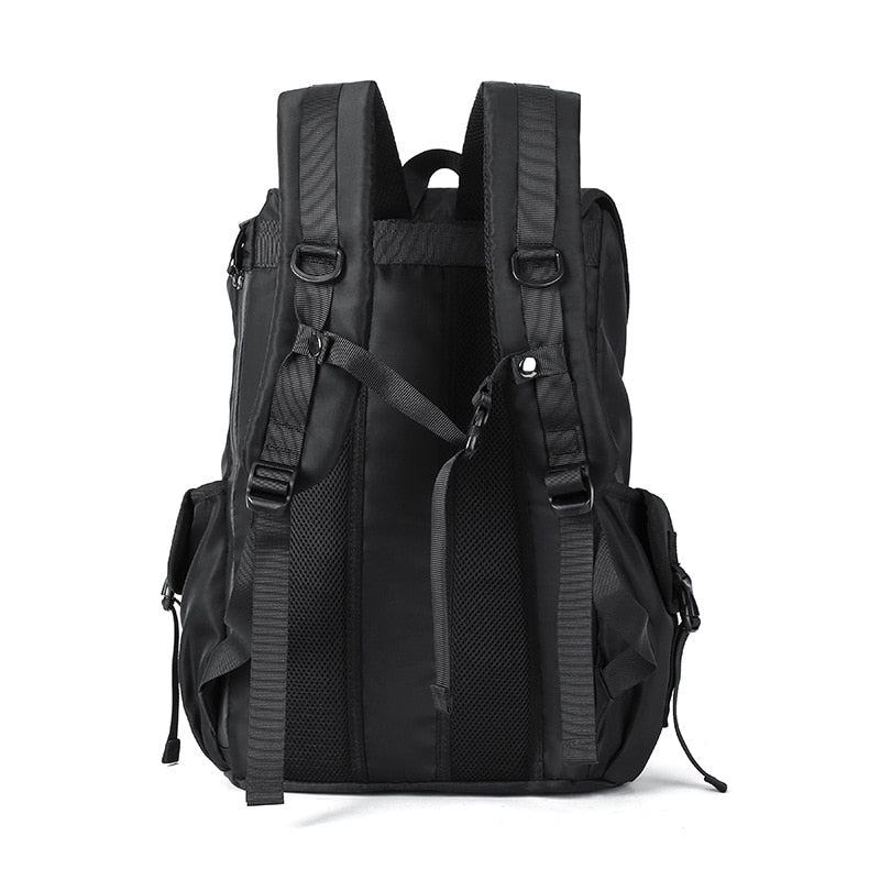 Men's Fashion Backpack Large-capacity Outdoor Travel Waterproof Zipper Sports Backpack College Student Laptop School Bag