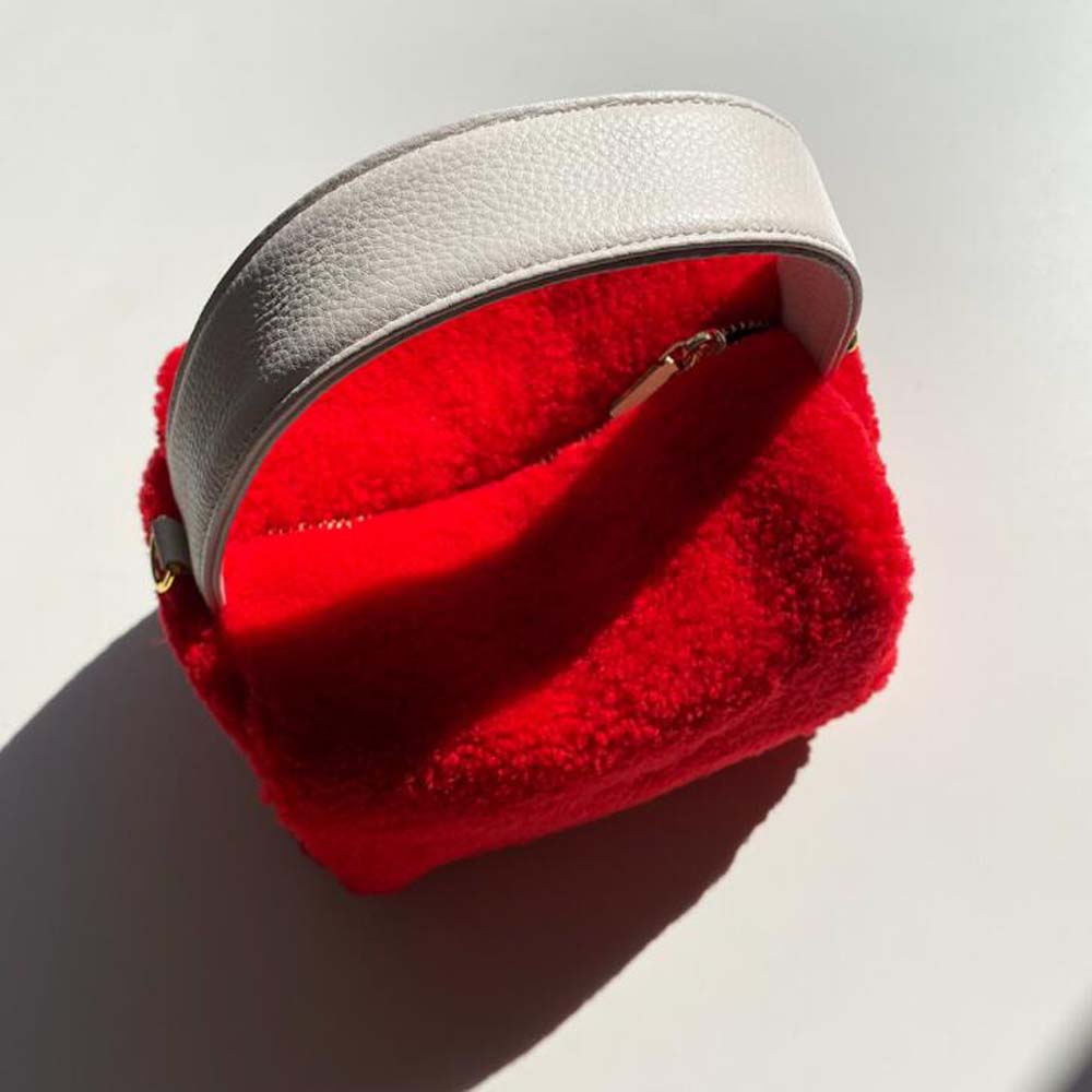 Women Furry Lambswool Handbags Fashion Design Soft Plush Cool Girls Messenger Shoulder Bags Crossbody Ladies Purse Handbags