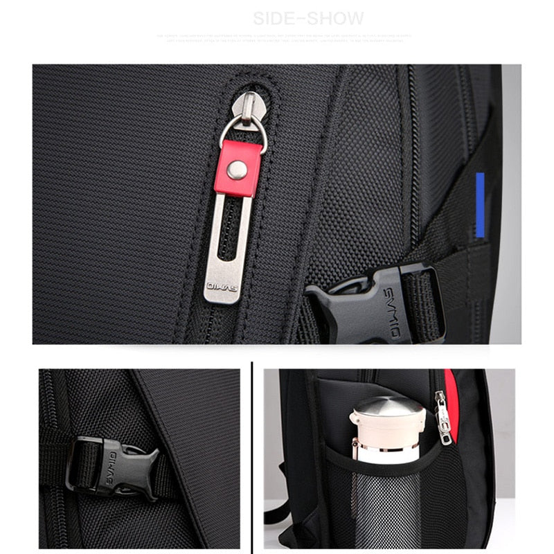 OIWAS School Bags 14 Inch Laptop Backpacks Waterproof Nylon 29L Casual Shoulder Bagpack Travel Teenage Men's Backpack Mochila