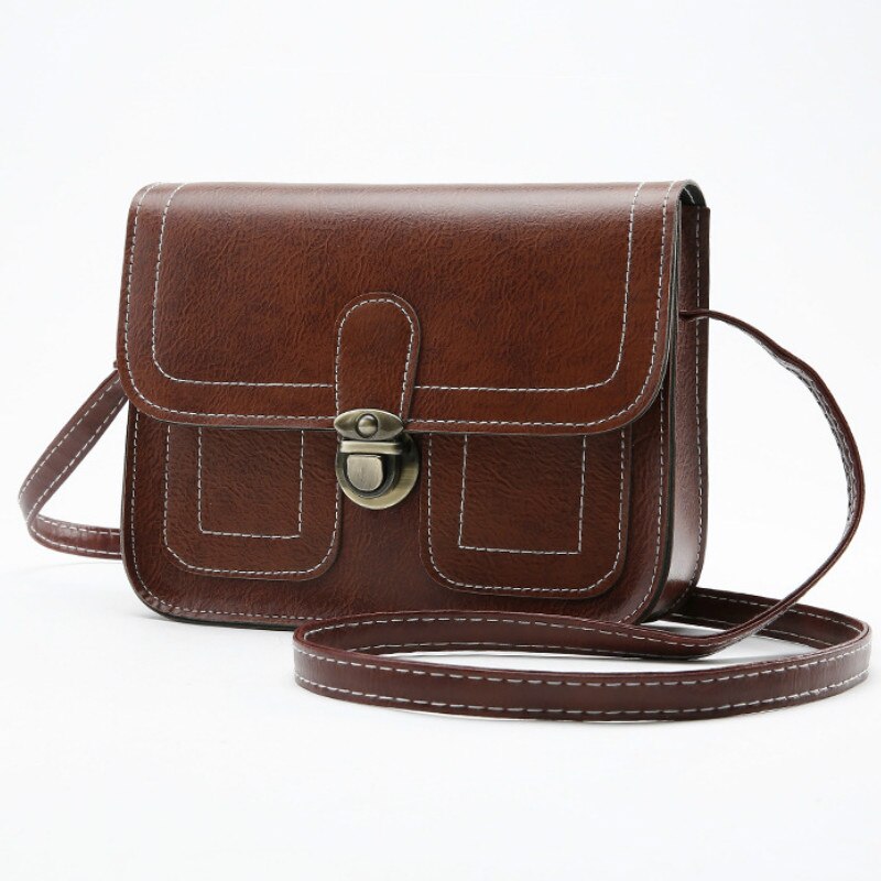 New Korean Version The Small Square Women Bag Fashion Handbags Retro Shoulder Bag Messenger Bag Mobile Phone Bag