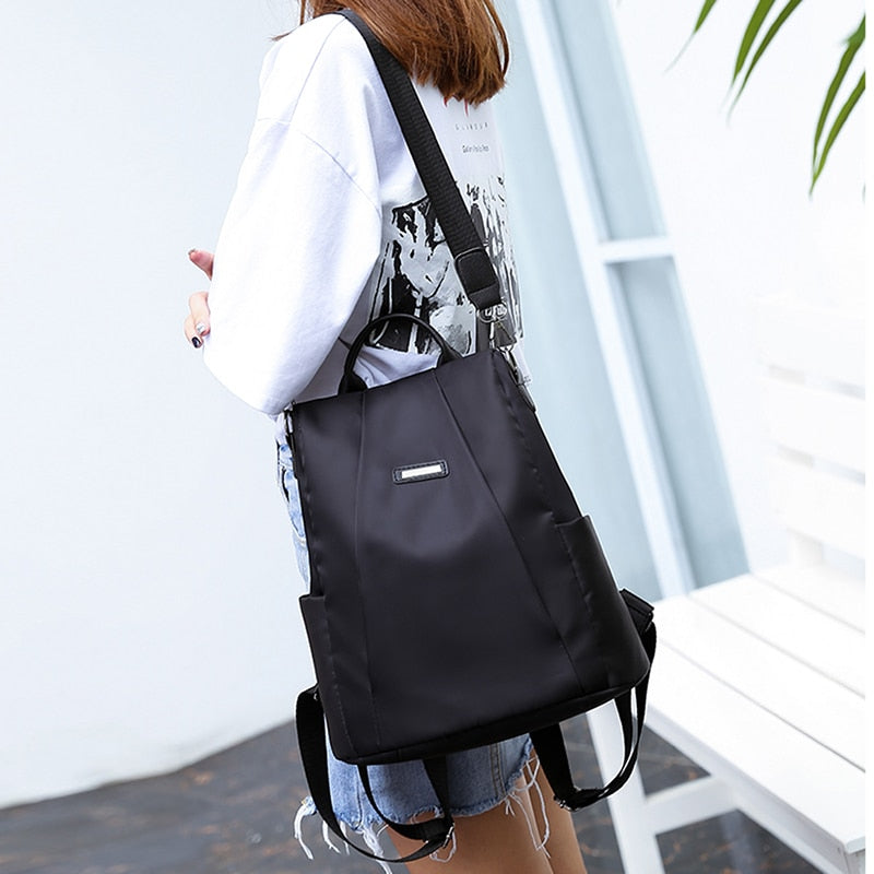 Women's Backpack PU Leather Backpacks Waterproof Rucksack Vintage School Bags For Girls Mochila Mujer Casual Bolsas Feminina