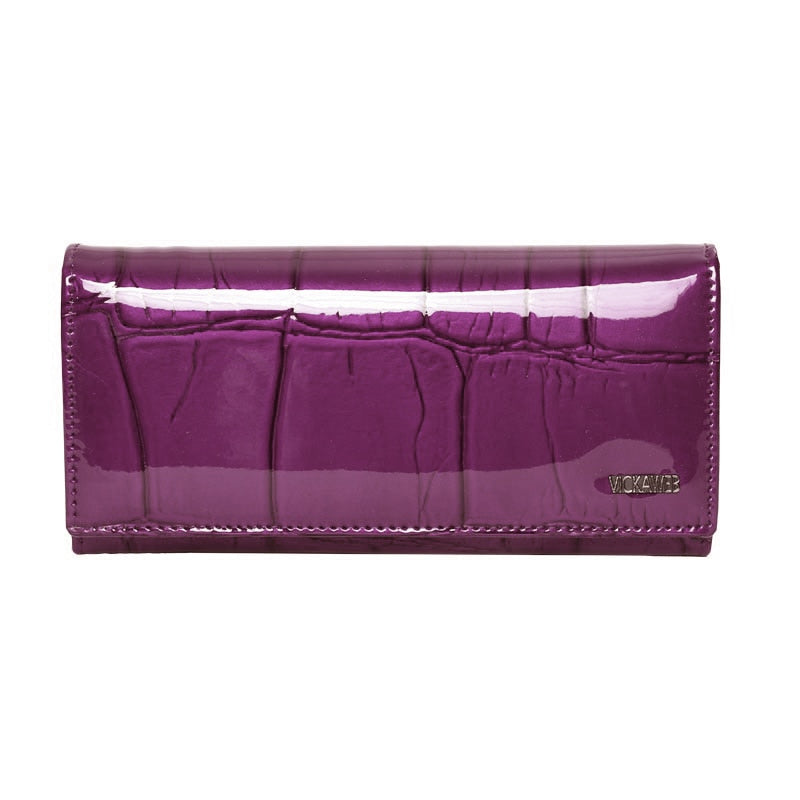 Free Gift Genuine Leather Women Wallet Magnetic Hasp Female Long Purse Ladies Coin Purses Fashion Wallets Women's Money Walet