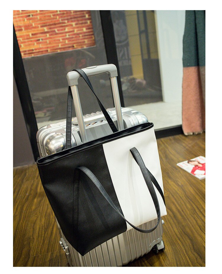 New Fashion Trend Single Shoulder Bag PU Personality Multi-Function Women Bag Large Capacity Handbag