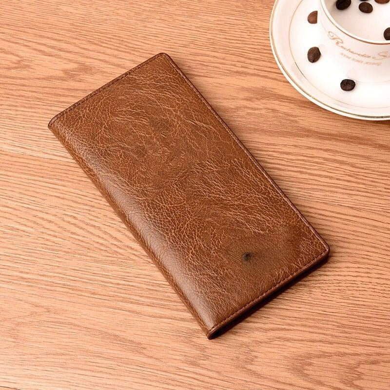 New Fashion Men Long Money Bag Multifunctional Wallets Business Brand Card Holder Coin Purse Men Money Purse