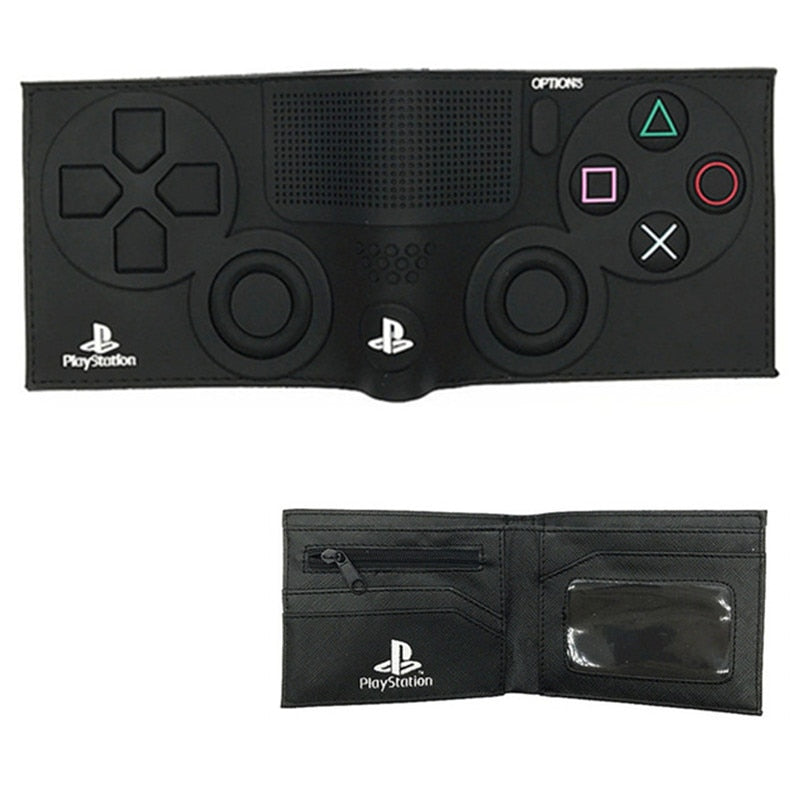 3D Touch Games Playstation Purse Anime Cartoon PVC Wallets for Students Boy Girl Money Coin Holder Short Wallet