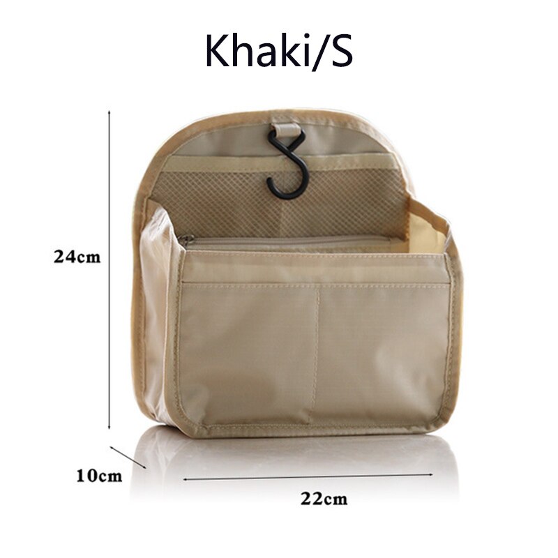 BAMADER Make-up Wash Organizer Bag Waterproof Oxford Cloth Backpack Insert lining Multifunction Portable Cosmetic Storage bag
