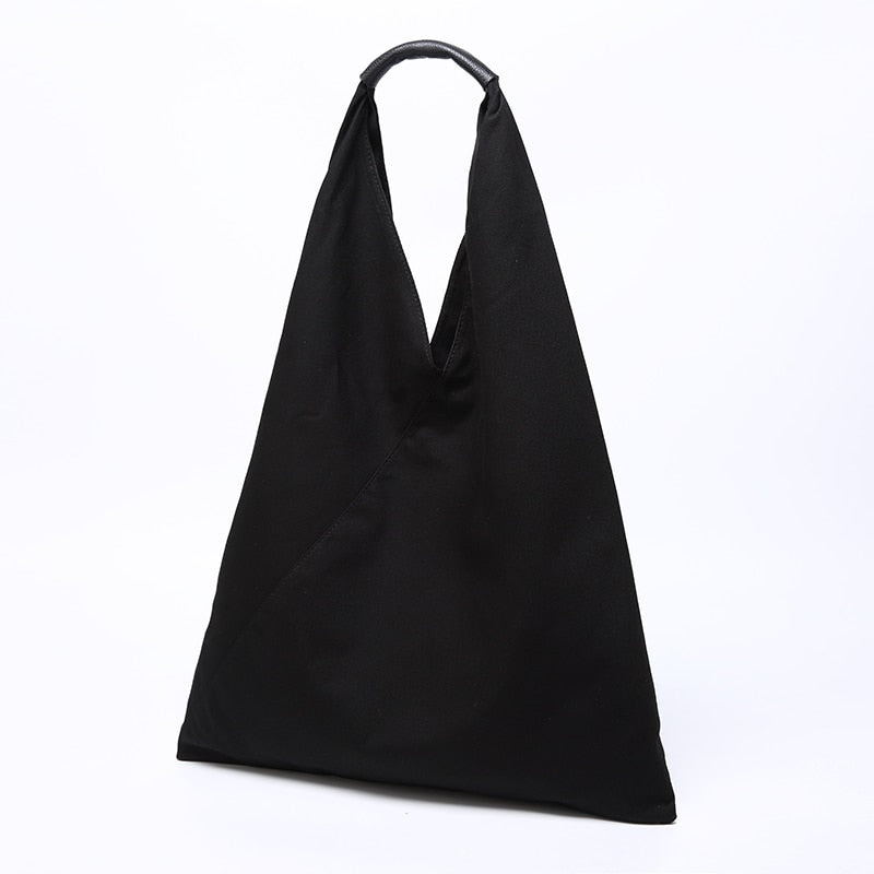 Shoulder Bags Women Harajuku Retro Underarm Canvas Bag New Casual All-match Minimalist Shopping Large Capacity Totes Ulzzang Ins