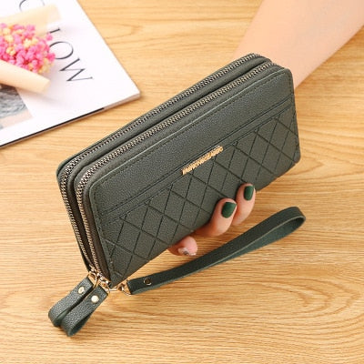 Long Women's Wallet Female Purses Tassel Coin Purse Card Holder Wallets Female Pu Leather Clutch Money Bag Female Wallet