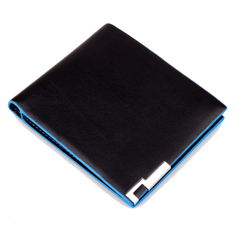 Men Wallet with Coin Bag Men Stylish Bifold Business Leather Wallet Card Holder Coin Wallet Simple Design Men's Purse New