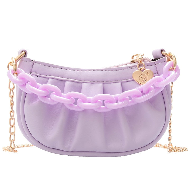 Children's Mini Clutch Bag Cute Crossbody Bags for Women Kids Small Coin Wallet Pouch Baby Girls Party Hand Bag Purse
