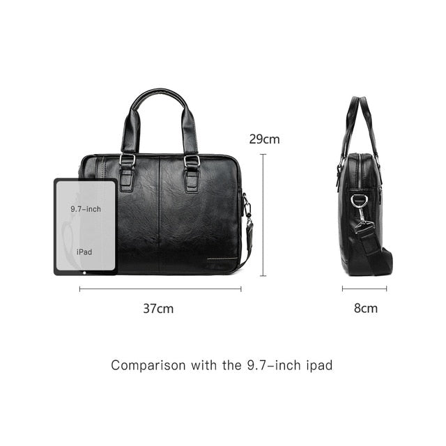 Handbags for Men laptop with one shoulder Korean version fashionable recreational slanting men bags briefcase computer bag
