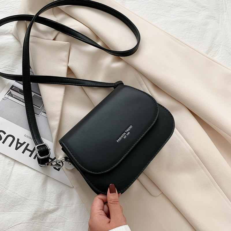Simple Trend Crossbody Bags for Women Solid Wild Flap Shoulder Bag Lady Designer Small Women's Handbags and Purses New Fashion