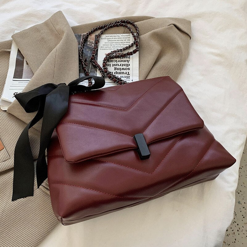 Bag Women's New Fashion Autumn And Winter High-capacity Single Shoulder Messenger Bag Fashion Tote Bag