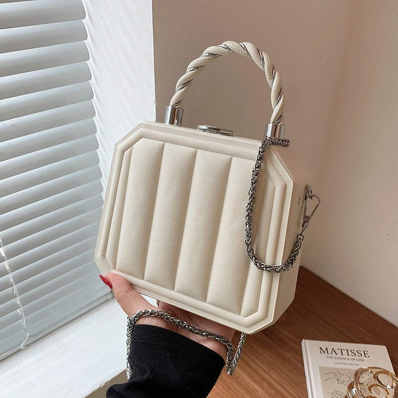 с доставкой Women Handbag Autumn New Crossbody Bags Fashion Brand Vertical Handle Simple Chain Shoulder Messenger Bag Sac