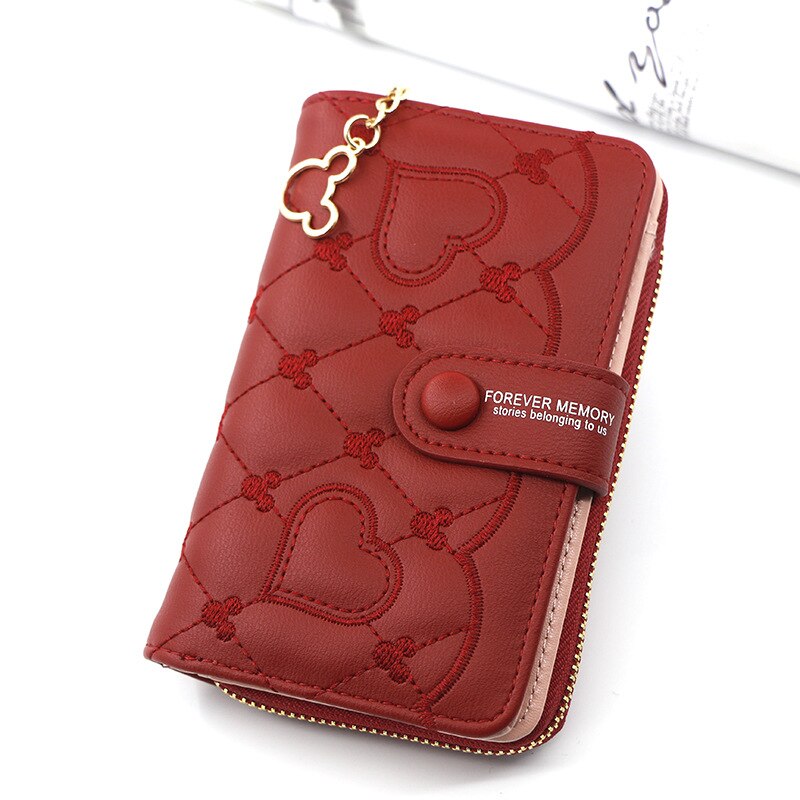 Women Wallet Medium Female Clutch Bag Zipper Coin Money Pocket Ladies Card Holder Purses Designer Womens Short Wallets