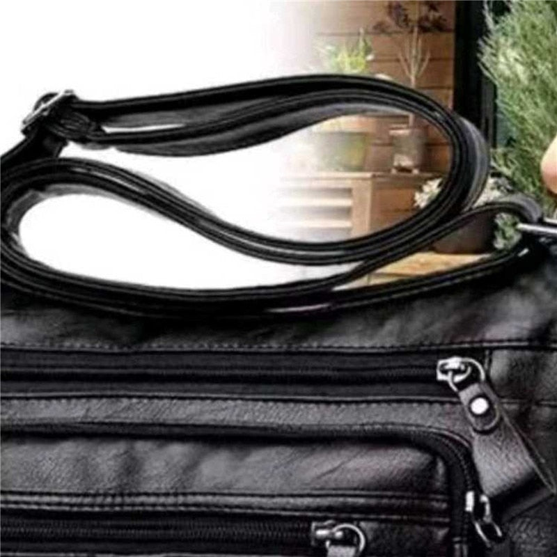 Women's Bag Middle-aged Bag Mother's Bag Fashion Multi-layer Large Capacity Single Shoulder Mother-in-law Buy Vegetable Bag