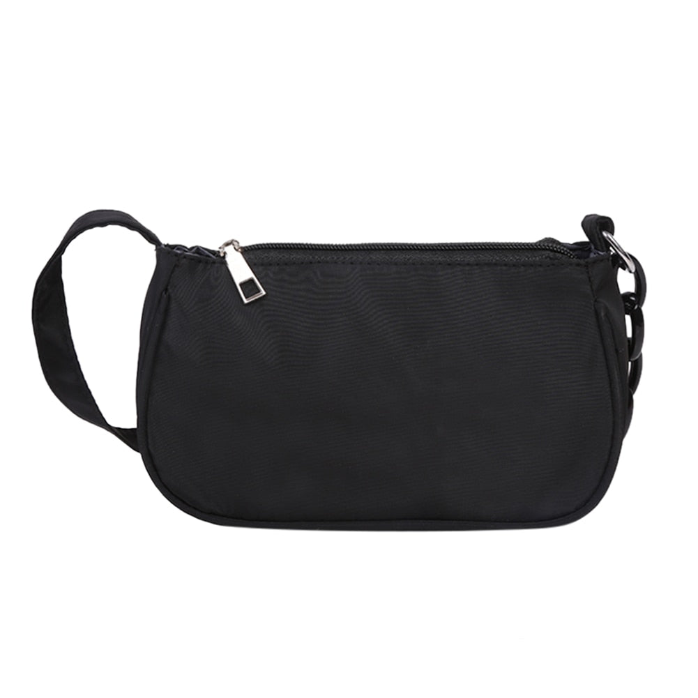 Classic Texture Fashion Women Nylon Totes Shoulder Bag Creative Design Chic Leisure Simple Female Street Style Handbag Purse