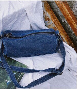 Shoulder Bags Women Vintage Denim Cross-body Adjusted Strap Zipper Leisure All-match Students Daily Brief Stylish Handbags Chic