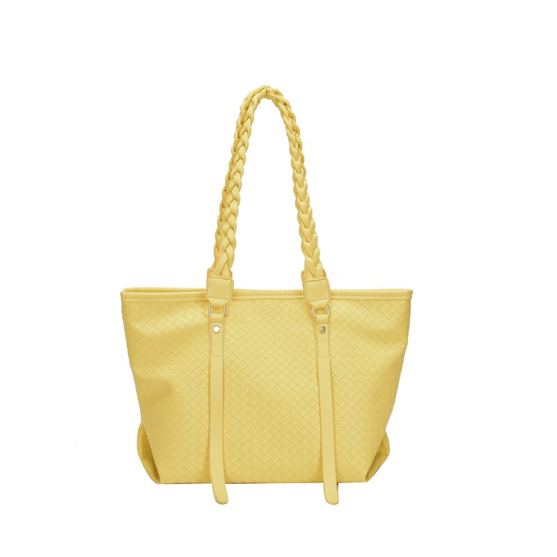 Knitting Shoulder Bags for Women Solid Black Totes Classic Elegant Package Luxurious Casual Handbags New Women Bags